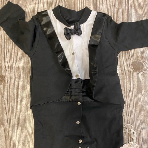 NWT* Baby One Piece Tuxedo - Picture 1 of 5
